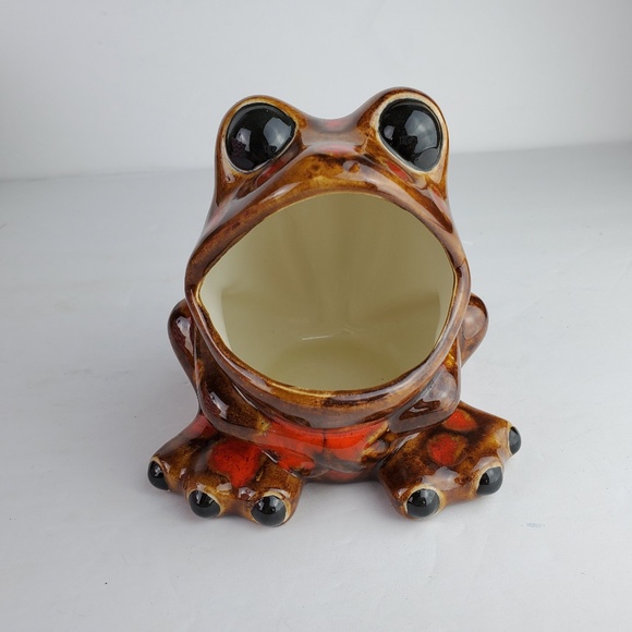 Vintage Other - Vintage 70's Wide Mouth Frog Srubbie Holder
